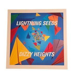 Lightning Seeds Dizzy Heights 12x12 Double Sided Promo Flat Poster Vintage 1997